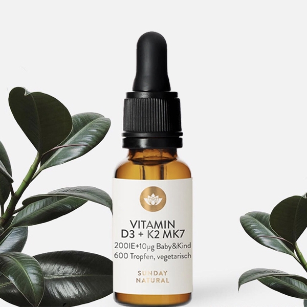 Vitamin D3+K2 MK7  Sunday Natural -3