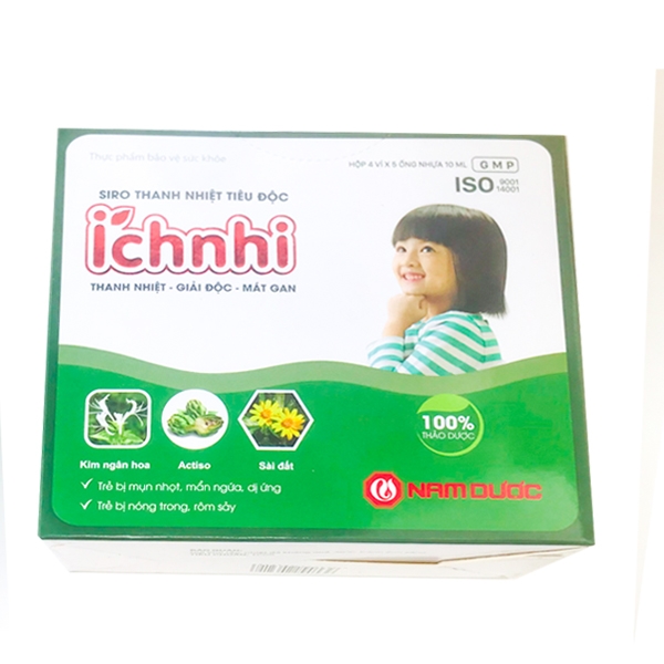 Ảnh của Ích  nhi thanh nhiệt , mát gan (Ống )- hộp 20 ống 10ml