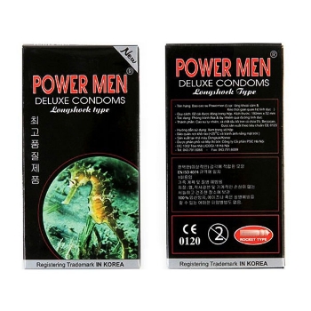 Ảnh của Bao cao su Powermen cá ngựa (hộp 12 cái)