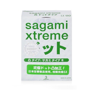 Ảnh của Bao cao su Sagami Xtreme Spearmint – Hộp 3 chiếc bạc hà