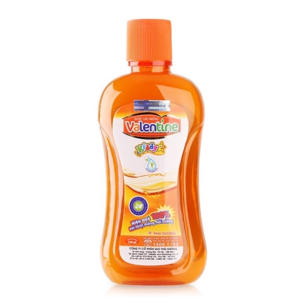 Ảnh của Nước súc miệng  Valentine Kid Chai 250ml STD