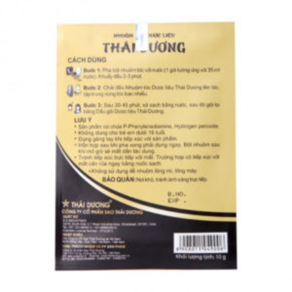 Ảnh của Nhuộm tóc dược liệu Thái Dương