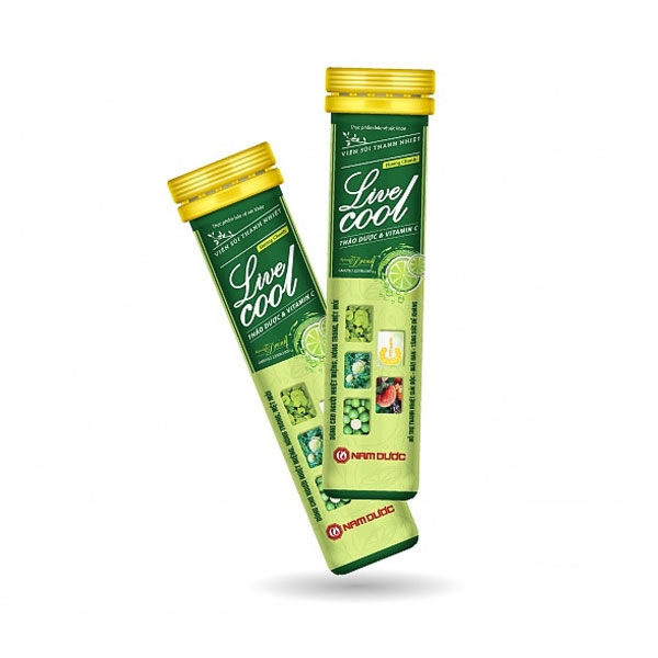 Viên sủi livecool - hương chanh - 1