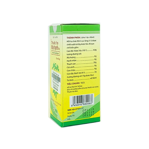 Thuốc ho Ma Hạnh Siro P/H - 4