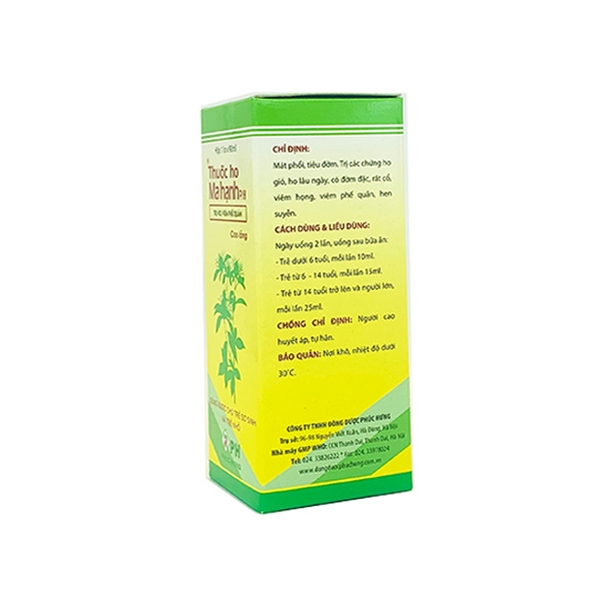 Thuốc ho Ma Hạnh Siro P/H - 5
