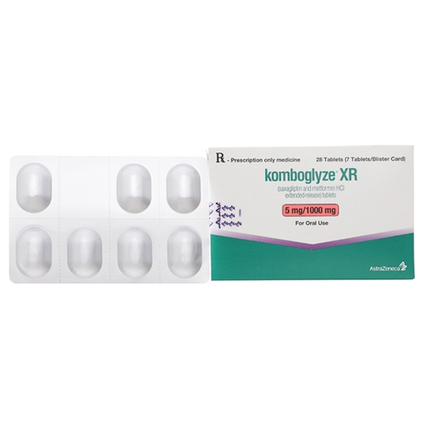 Ảnh của Komboglyze XR 5mg/1000mg