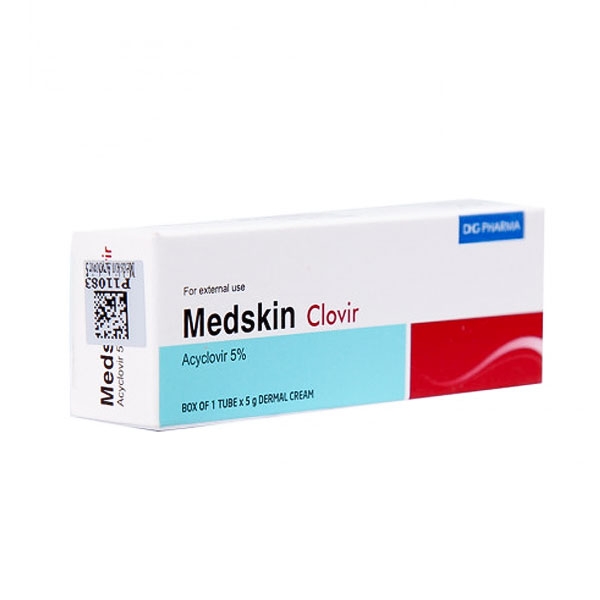Ảnh của Thuốc bôi da Medskin Clovir Acyclovir 5% DHG Pharma 