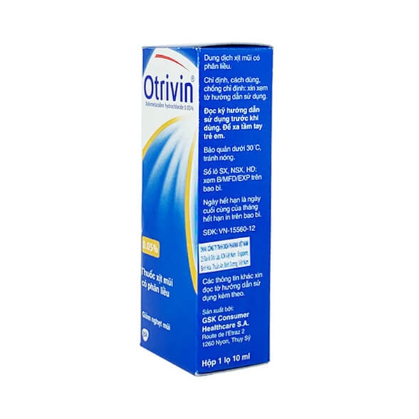 Ảnh của Thuốc xịt mũi Otrivin 0.05%
