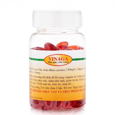 Ảnh của Vinaga-DHA dầu gấc viên nang (Lọ 100 viên)