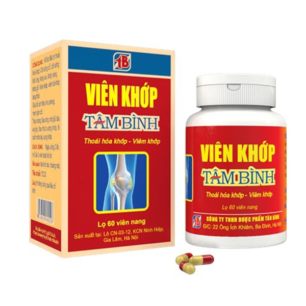 Ảnh của Viên khớp tâm bình ( Lọ 60 viên )
