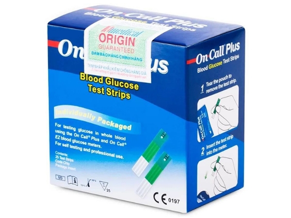 Ảnh của Que thử đường huyết On Call Plus (hộp 50 que)