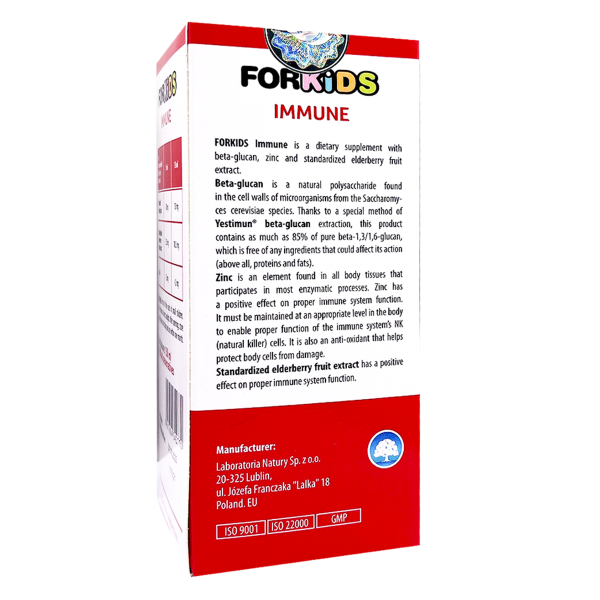 Ảnh của FORKIDS IMMUNE - hỗ trợ miễn dịch và tăng cường sức đề kháng cho bé (chai 150ml)