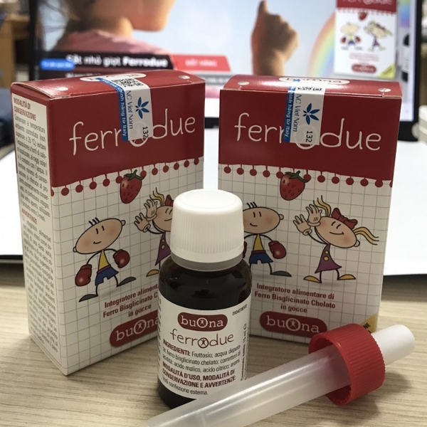 Ảnh của Sắt nhỏ giọt Ferrodue- Sắt hữu cơ số 1 thế giới