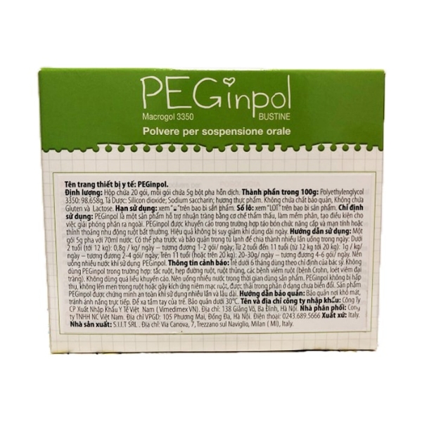 Ảnh của Buona PEGinpol - hỗ trợ nhuận tràng, giảm táo bón cho bé.