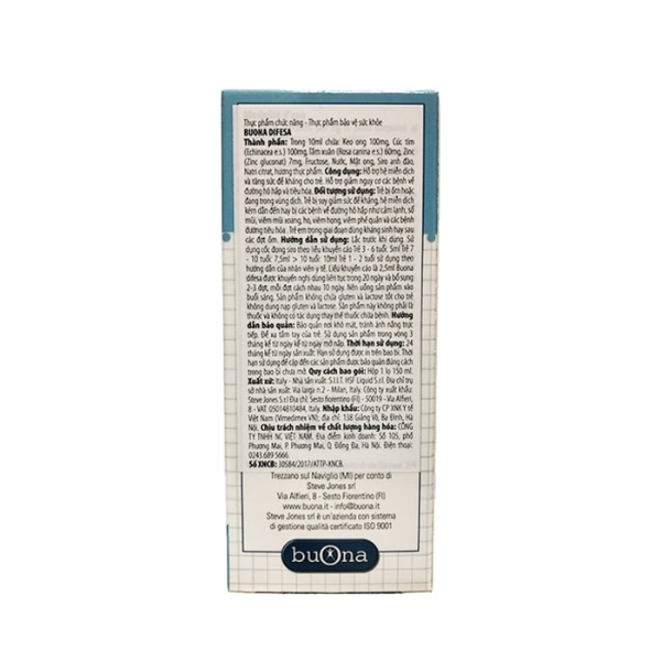 Ảnh của Buona Difesa - hỗ trợ hệ miễn dịch và tăng sức đề kháng cho trẻ em