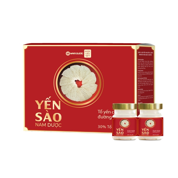 Ảnh của YẾN SÀO NAM DƯỢC TỔ YẾN CHƯNG ĐƯỜNG PHÈN (HỘP 6 LỌ)