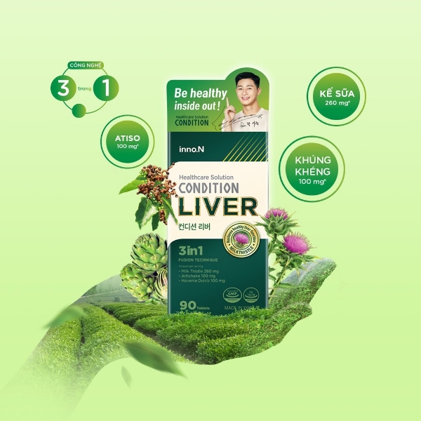 Ảnh của Viên uống bổ gan Condition Liver - Lọ 90 viên (Korea)