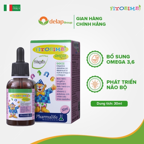Ảnh của FITOBIMBI OMEGA JUNIOR  - Hỗ trợ phát triển não bộ và mắt cho trẻ