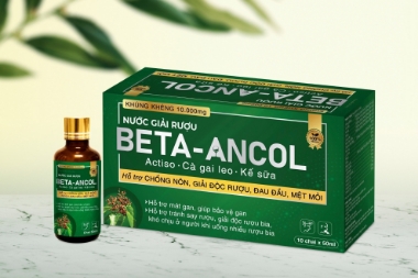 Ảnh của Nước giải rượu Beta-Ancol (Hộp 10 chai x 50ml)
