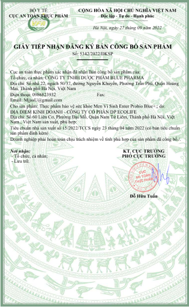 Ảnh của Men vi sinh Enter Probio hỗ trợ giảm triệu chứng rối loạn tiêu hóa Hộp 10 ống 