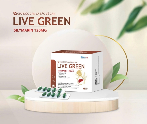 Ảnh của Viên uống LIVE GREEN hỗ trợ giải độc gan và bảo vệ tế bào gan Hộp 60 viên