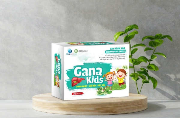 Ảnh của Siro GANA KIDS thanh nhiệt, giải độc, mát gan Hộp 20 ống