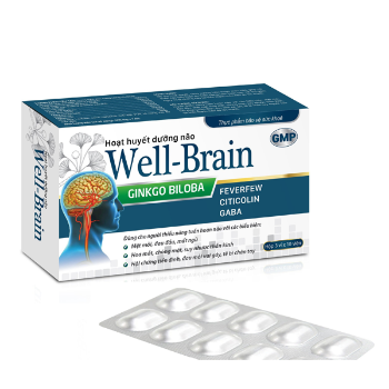 Ảnh của WELL – BRAIN - Hỗ trợ hoạt huyết, tăng cường tuần hoàn máu não