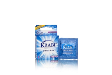 Ảnh của Bao cao su có gai Krabi – Pleasure Dots Krabi Premium Condoms Thái Lan Hộp 3 chiếc