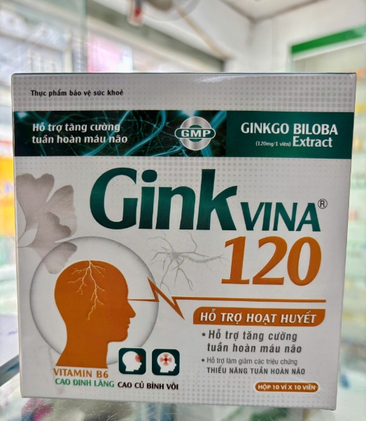 Ảnh của Viên uống Ginkvina 1200 tăng tuần hoàn máu não 100 viên
