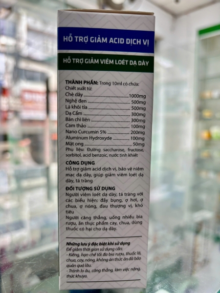 Ảnh của Gel uống Nanogast hỗ trợ dạ dày Hộp 20 gói