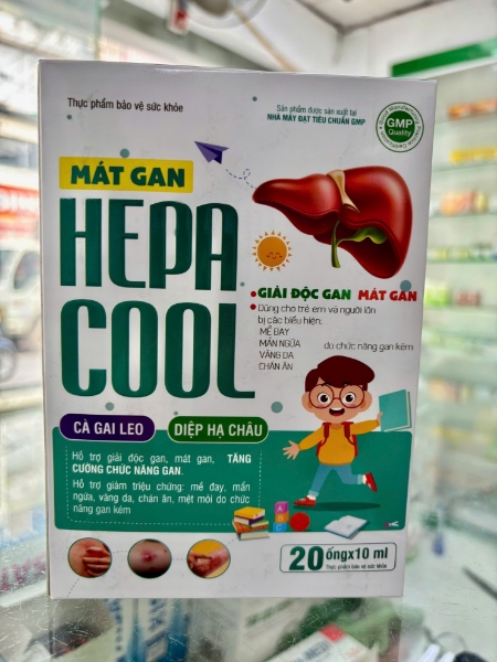 Ảnh của Siro Hepa cool mát gan, thanh nhiệt tiêu độc Hộp 20 ống