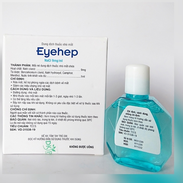 Ảnh của Eyehep – Dung dịch nhỏ mắt làm sạch dưỡng mắt 15ml