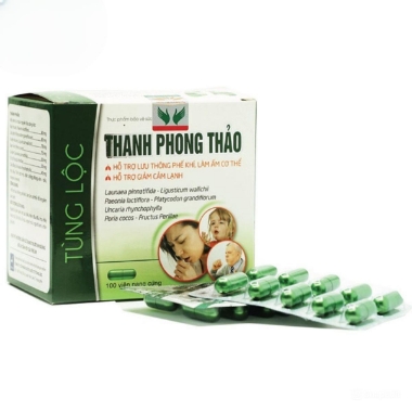 Ảnh của Viên uống Thanh Phong Thảo hỗ trợ giúp lưu thông phế khí, làm ấm cơ thể, giảm cảm lạnh Hộp 100 viên