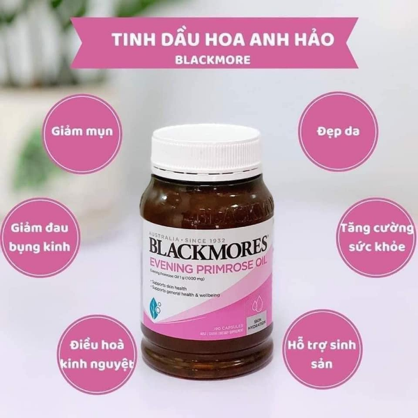 Ảnh của Viên uống hoa anh thảo BLACKMORES EVENING PRIMROSE OIL (lọ 190 viên)