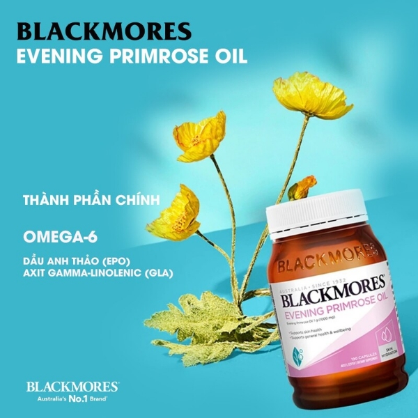 Ảnh của Viên uống hoa anh thảo BLACKMORES EVENING PRIMROSE OIL (lọ 190 viên)