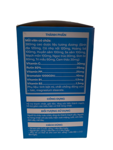 Ảnh của Viên uống Netsu hỗ trợ giảm nhiệt miệng, nóng trong, chảy máu chân răng