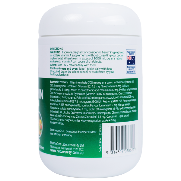 Ảnh của Viên uống bổ sung MULTIVITAMIN - Nature's Way (lọ 200viên) - nhập khẩu chính hãng