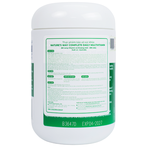Ảnh của Viên uống bổ sung MULTIVITAMIN - Nature's Way (lọ 200viên) - nhập khẩu chính hãng