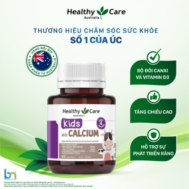 Ảnh của VIÊN UỐNG CANXI SỮA HEALTHY CARE KIDS MILK CALCIUM CHO BÉ