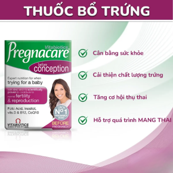 Ảnh của Viên uống tăng thụ thai Pregnacare Before Conception cho nữ