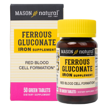 Ảnh của Mason Natural Ferrous Gluconate - Sắt hữu cơ cho bà bầu (50 viên)