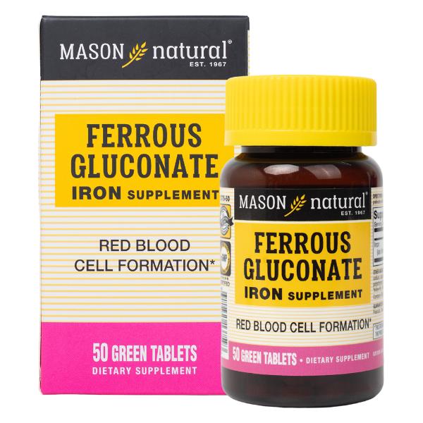 Ảnh của Mason Natural Ferrous Gluconate - Sắt hữu cơ cho bà bầu (50 viên)
