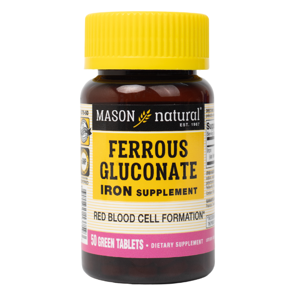 Ảnh của Mason Natural Ferrous Gluconate - Sắt hữu cơ cho bà bầu (50 viên)