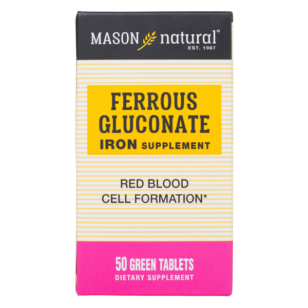 Ảnh của Mason Natural Ferrous Gluconate - Sắt hữu cơ cho bà bầu (50 viên)