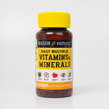 Ảnh của Mason Natural Daily Multiple Vitamins With Minerals - Bổ sung vitamin cho cơ thể (lọ 60 viên)