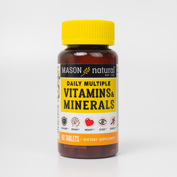 Ảnh của Mason Natural Daily Multiple Vitamins With Minerals - Bổ sung vitamin cho cơ thể (lọ 60 viên)