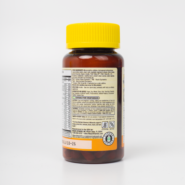 Ảnh của Mason Natural Daily Multiple Vitamins With Minerals - Bổ sung vitamin cho cơ thể (lọ 60 viên)
