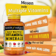 Ảnh của Mason Natural Daily Multiple Vitamins With Minerals - Bổ sung vitamin cho cơ thể (lọ 60 viên)