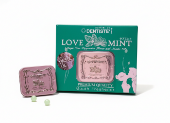 Ảnh của  Kẹo ngậm hương bạc cho cảm xúc thăng hoa Dentiste Love Mastic Mint Hộp 20 viên