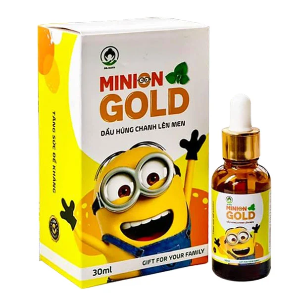 Ảnh của Dầu Húng Chanh Lên Men Minion Gold Chai 30ml